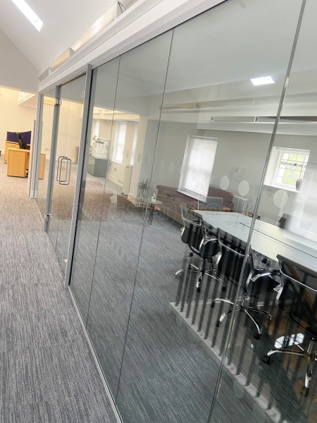 Syntax Integration (Marylebone, London): Glass Partition With Double Doors