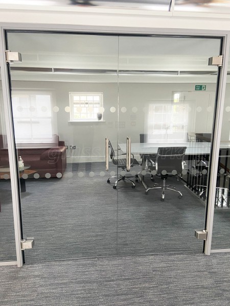 Syntax Integration (Marylebone, London): Glass Partition With Double Doors