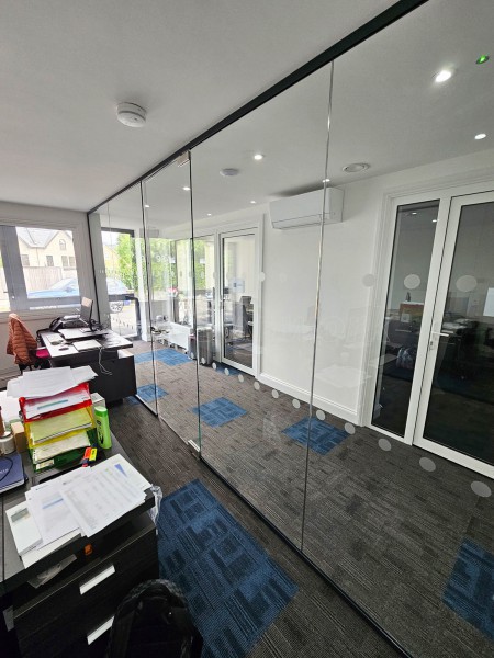 Tanners Homes (Epping Forest, Essex): Toughened Glass Office Partition