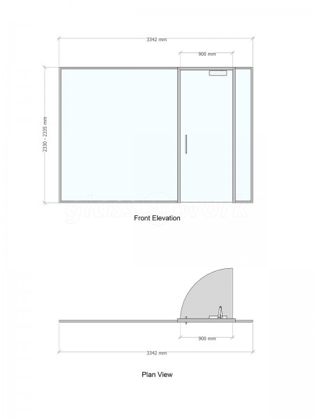 Taylors Supplies (Newcastle upon Tyne, Tyne and Wear): Acoustic Glass Office Partitions