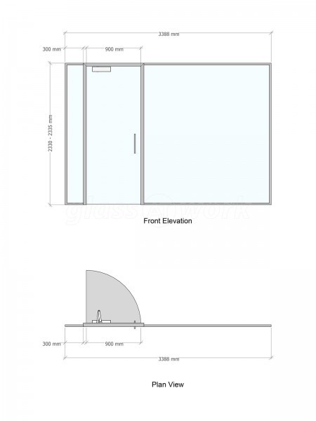 Taylors Supplies (Newcastle upon Tyne, Tyne and Wear): Acoustic Glass Office Partitions