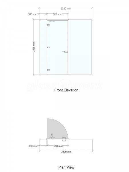 The Wimpole Clinic (Harley Street, London): Acoustic Glass Office Partitions and Consultation Rooms