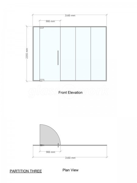 UK Alternative Energy (Lincoln, Lincolnshire): Frameless Glass Office Partitions