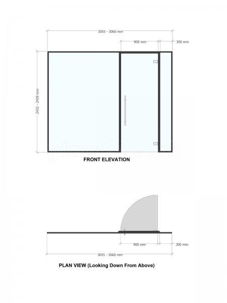Union Business Finance (Hemel Hempstead, Hertfordshire): Acoustic Glass Office Partition