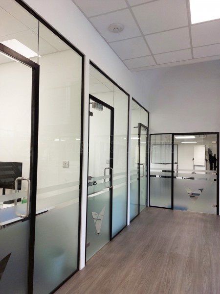 Valley Projects (Fernhurst, Surrey): Glass Office Fit-Out Using Toughened Glazing
