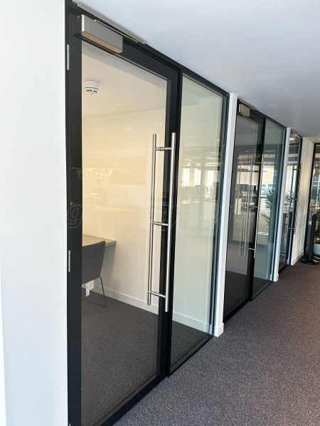 Welwyn Homes Ltd (Stevenage, Hertfordshire): Double Glazed Glass Office Partitions and Doors