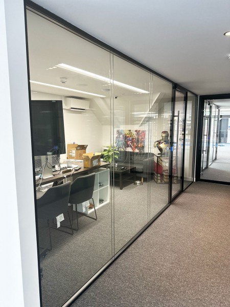 Welwyn Homes Ltd (Stevenage, Hertfordshire): Double Glazed Glass Office Partitions and Doors