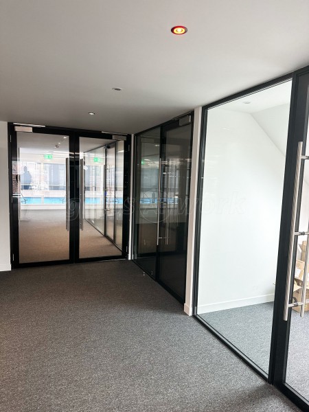 Welwyn Homes Ltd (Stevenage, Hertfordshire): Double Glazed Glass Office Partitions and Doors