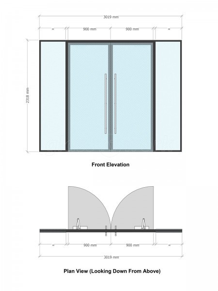 Welwyn Homes Ltd (Stevenage, Hertfordshire): Double Glazed Glass Office Partitions and Doors