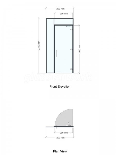 Westfield Properties  (Lymington, Hampshire): Frameless Glass Office Fitout