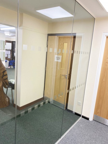 Zone Cee (Southam, Warwickshire): Acoustic Glass Room Divider