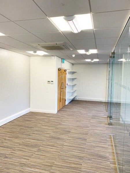 Acorn Commercial Interiors (Southfields, Leicester): Multiple Office Fronts Using Frameless Toughened Glass Partitions