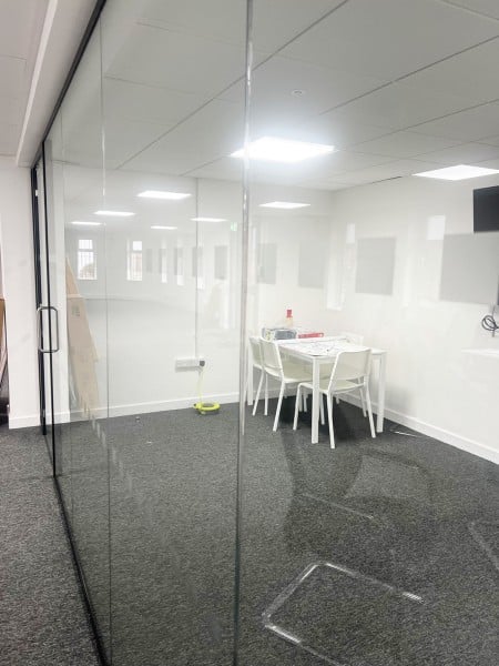 Bridges Worldwide (Wythenshawe, Manchester): Acoustic Glass Office Partition