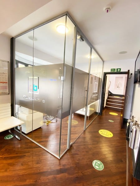 Darren Bywater Dental Care (Derby, Derbyshire): Laminated Acoustic Glazed Office For A Dentist Surgery