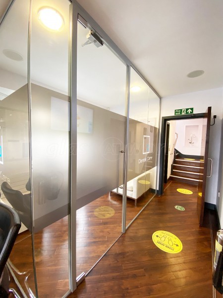 Darren Bywater Dental Care (Derby, Derbyshire): Laminated Acoustic Glazed Office For A Dentist Surgery