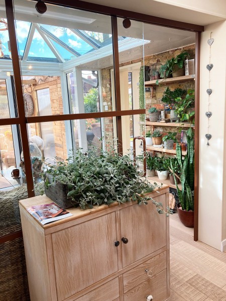 Domestic Project (Chalfont St Peter, Buckinghamshire): Industrial Style Sliding Door Partition With Fawn Brown Trackwork