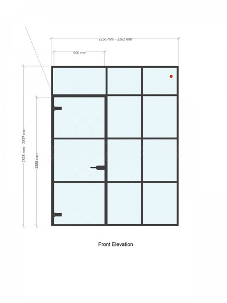 Domestic Project (Bethnall Green, London): T-Bar Banded Glazing