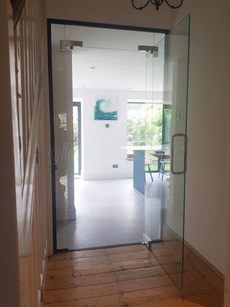 Domestic Project (Felixstowe, Suffolk): Internal Glass Door and Side Panel