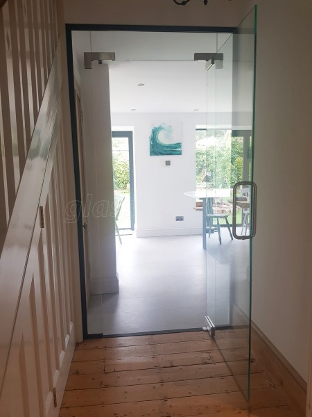 Domestic Project (Felixstowe, Suffolk): Internal Glass Door and Side Panel