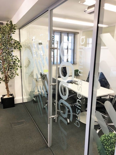 Engage Business Media Ltd (Weybridge, Surrey): Acoustic Office Partition / Glass Room Divider With Door