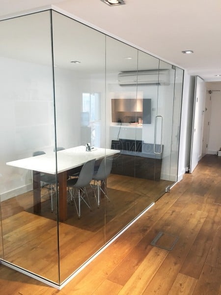 Waterworks (Fulham, London): Glass Corner Room And Office Partition