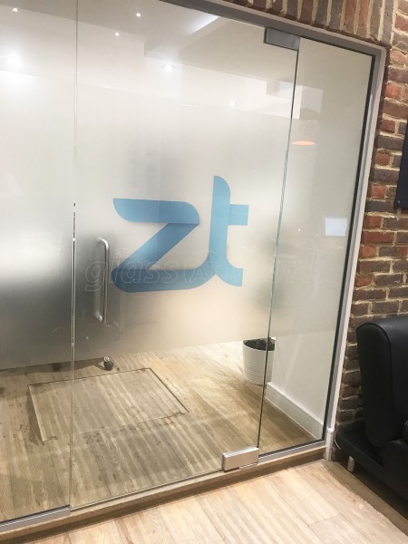 Zuri Technologies (Shoreditch, London): Glass Office Screen With Digital Lock