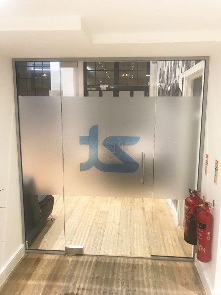 Zuri Technologies (Shoreditch, London): Glass Office Screen With Digital Lock