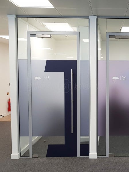 Twogether Creative Ltd (Marlow, Buckinghamshire): Large Glass Office Partitioning Fitout