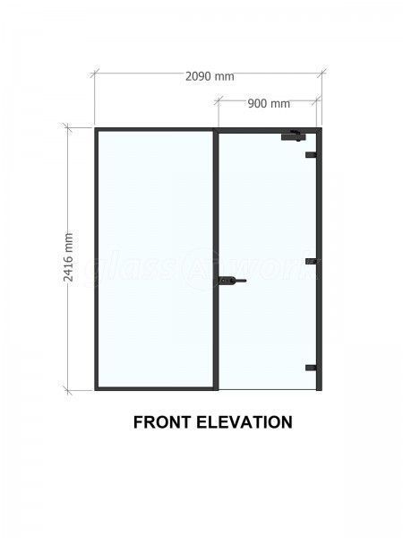 Hart Shoreditch Hotel London (Shoreditch, London): Acoustic Glass Office Partitions