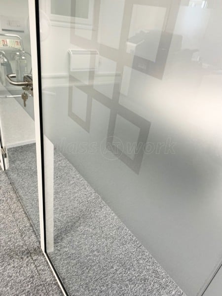 The Hill Group (Hounslow, London): Commercial Glass Office Partitions With White Frame