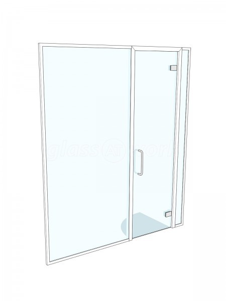 Domestic Project (Halifax, West Yorkshire): Internal Glass Screen With Door