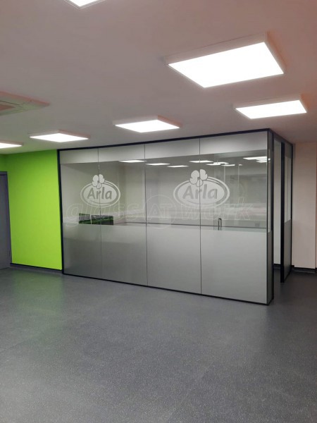 L.I.P. Construction (Lockerbie, Dumfries and Galloway): Glass Corner Room Cubicle With Soundproofing In Scotland