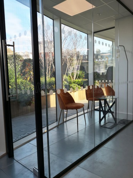 The Media Image (Lambeth, London): Acoustic Glass Office Partitions With Black Frame