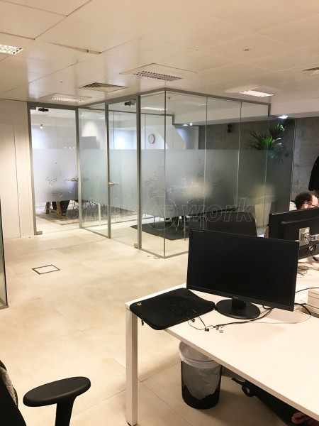 Ayima Ltd (Barbican, London): Office Partitions For A Glass Meeting Room