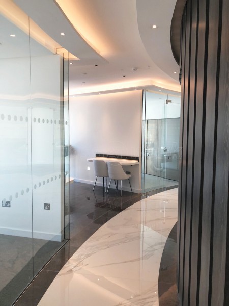 Spot This Space (Lambeth, London): Curved Glass Partitioning At Sky Gardens Nine Elms