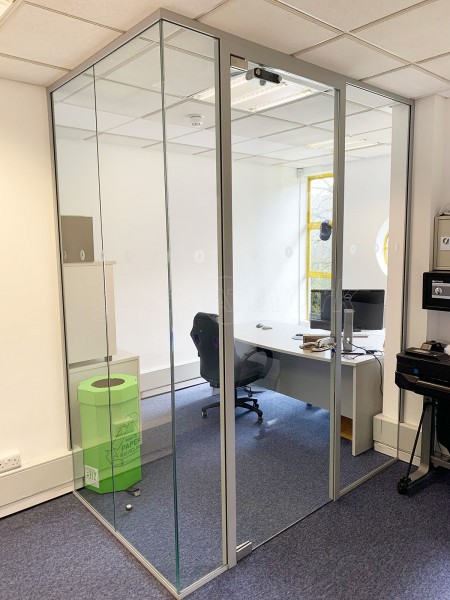 Platinum Fire Solutions Ltd (Farnborough, Hampshire): Acoustic Glass Office Pod And Glazed Screen