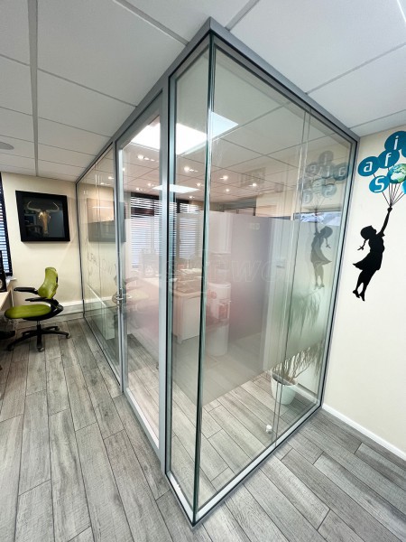 Safield Distributions (Billericay, Essex): Double Glazed Acoustic Glass Corner Office