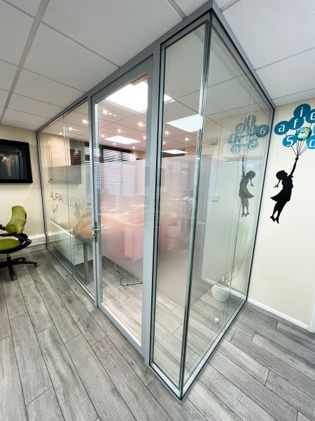 Safield Distributions (Billericay, Essex): Double Glazed Acoustic Glass Corner Office