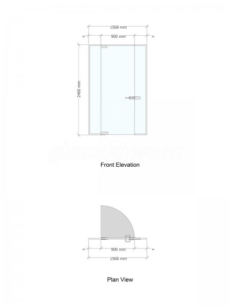 Shelley Offices (Borehamwood, Hertfordshire): Glass Partitions For Serviced Offices