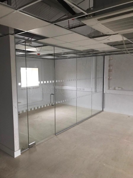 Stirlin Developments (Lincoln, Lincolnshire): Multiple Glass Office Partition Installation