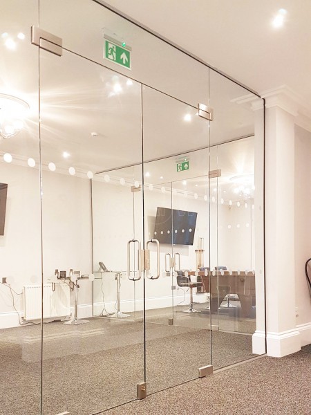 Magna Timber Works (Norwich, Norfolk): Office Glass Double Doors For A Room With High Ceiling