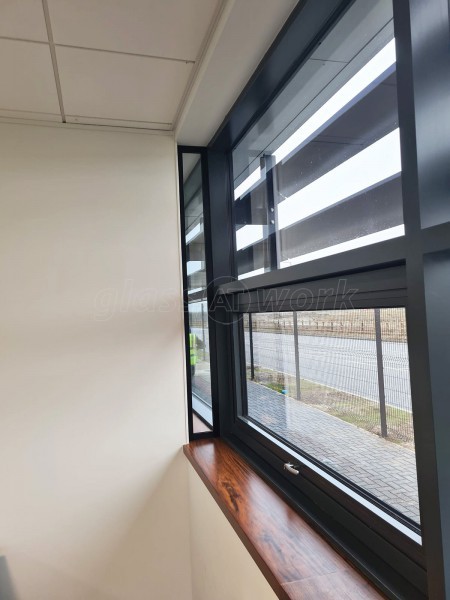 Virtue Decorating Ltd (Banbury, Oxfordshire): Commercial Glass Office Installation With Acoustic Glazing