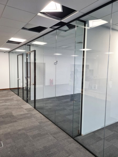 Virtue Decorating Ltd (Banbury, Oxfordshire): Commercial Glass Office Installation With Acoustic Glazing