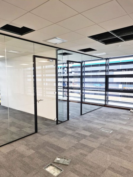 Virtue Decorating Ltd (Banbury, Oxfordshire): Commercial Glass Office Installation With Acoustic Glazing