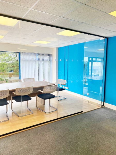 Vision Money (Truro, Cornwall): Commercial Toughened Safety Glass Office Walls and Door