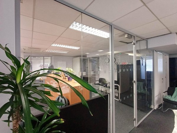 Atrium Consulting (Staines-upon-Thames, Surrey): Glass Office Partition Wall and Door