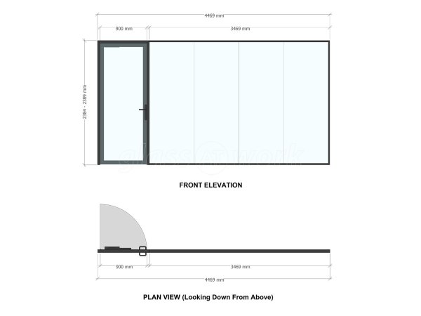 Bauvill (Rochester, Kent): Mixed T-Bar and Frameless Double Glazed Installation