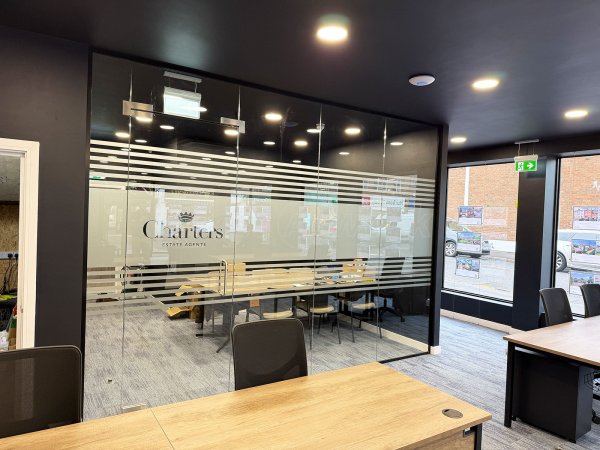 Clydesdale Group (Fleet, Hampshire): Toughened Glass Office Partitions