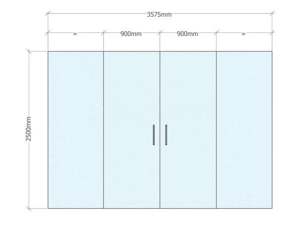 Eagle Installations Limited (Old Trafford, Manchester): Interior Frameless Glass Double Doors