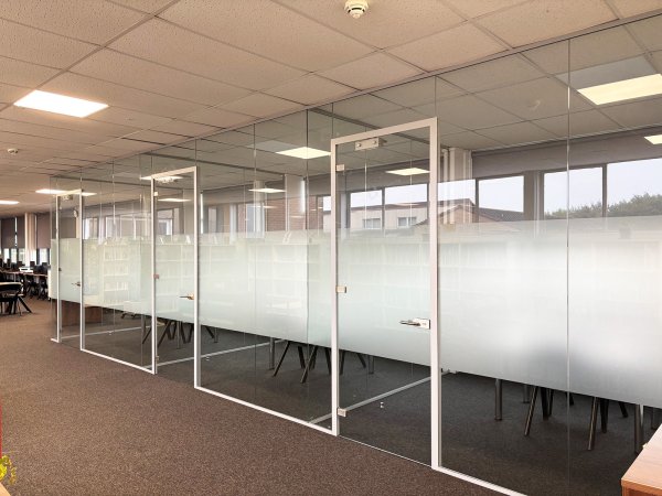 Fairfax Academy (Sutton Coldfield, West Midlands): School Acoustic Glass Partition Offices